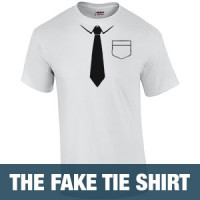 Fake Tie Funny Shirt