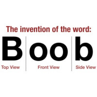 The Invention of The Word Boob T-Shirt
