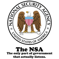 The Nsa The Government Is Listening! Funny Shirt