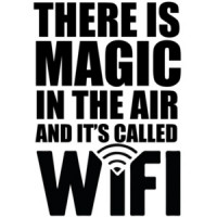 There is magic in the air and it's called WiFi. T-Shirt