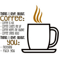 Things i love about coffee t-shirt