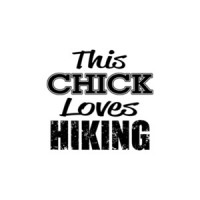 This Chick Loves Hiking T-Shirt
