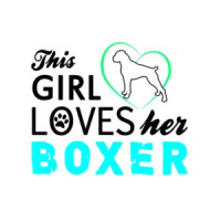 This Girl Loves Her Boxer T-Shirt
