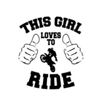 This Girl Loves To Ride Motorcycles T-Shirt