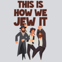 This Is How We Jew It - This Is How We Do It - Motel Jordan Parody - Funny 90's Hip Hop Jewish T-Shirt