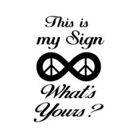 This Is My Sign Infinity Peace T-Shirt