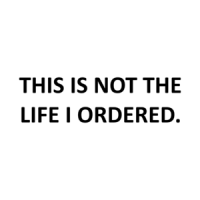 THIS IS NOT THE LIFE I ORDERED. Shirt