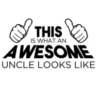 This is what an awesome uncle looks like - funny uncle t-shirt