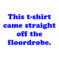 This t-shirt came straight off the floordrobe. Shirt