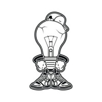 Vintage New York Gangsta Broken Light Bulb T-Shirt