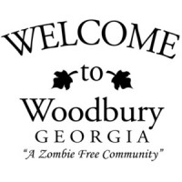 Welcome to Woodbury Georgia - a zombie free community - walking dead t-shirt