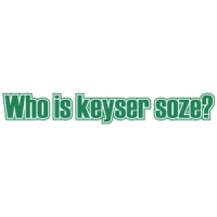Who Is Keyser Soze T-shirt