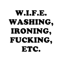 W.I.F.E. Washing, Ironing, Fucking, Etc. Shirt
