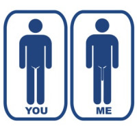You Me - Huge Penis Funny T-Shirt