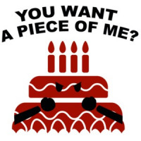 You want a piece of me? Cake T-Shirt