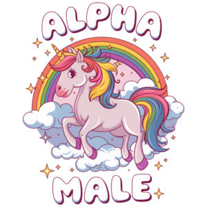Alpha Male - funny sarcastic t-shirt