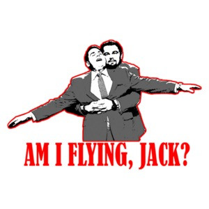 Am I Flying Jack Titanic Parody Confusing T-Shirt