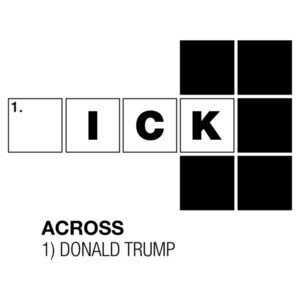 Anti Donald Trump Crossword Puzzle T-Shirt