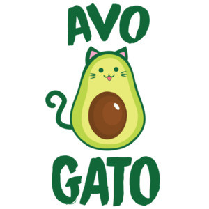 Avogato - funny cat avocado t-shirt
