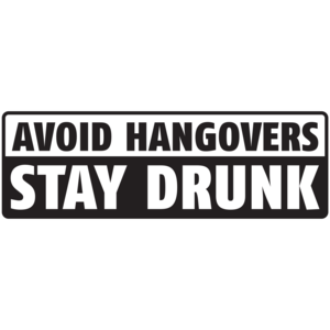 Avoid Hangovers Stay Drunk T-shirt