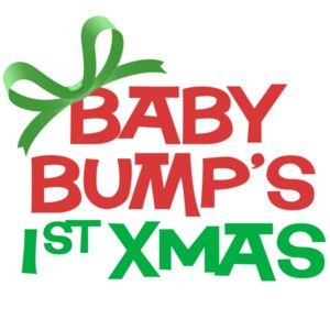 Baby Bump's 1st Xmas - Maternity T-Shirt