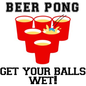 Beer Pong - Get your balls wet t-shirt