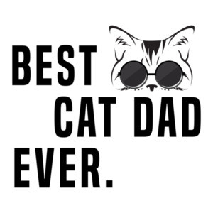 Best Cat Dad Ever - Funny Cat T-Shirt