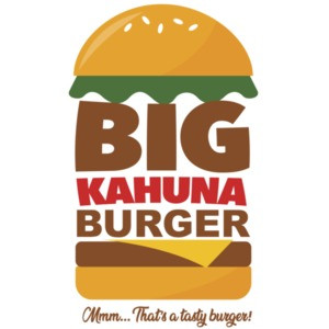 BIG KAHUNA BURGER  Mmmm... That's a tasty burger! Pulp Fiction T-Shirt