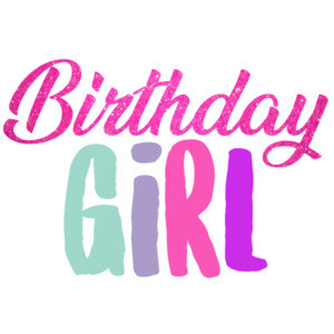 Birthday Girl Shirt. Girl's Happy Birthday. Custom T-Shirt with your girl's name and age on the back. Personalized Birthday T-Shirt