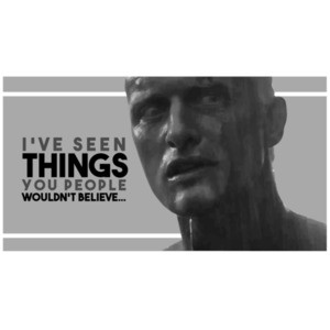 Blade Runner - I've seen things you people wouldn't believe - 80's t-shirt