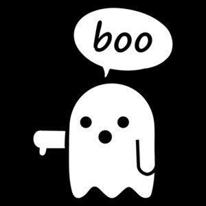 Boo Disapproval Ghost - funny halloween t-shirt