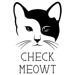 Check Meowt - Funny cat t-shirt