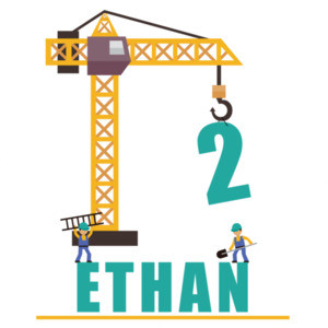 Construction Boy's Birthday -  Custom T-Shirt with your boys name and age. Personalized Birthday T-Shirt