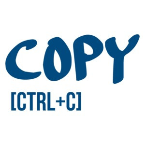 Copy and Paste - COPY - Cute Funny Parent and Daughter/Son T-Shirt