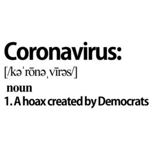 Coronavirus - noun - A hoax created by Democrats - Coronavirus T-Shirt