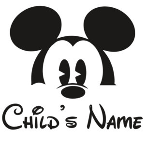 Disney Family Group Shirts - Mickey Child's Name - Disney T-Shirt