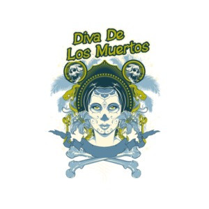 Diva De Los Muertos Death Diva Gothic T-Shirt