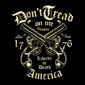 Dont Tread On Me Liberty Or Death Patriotic T-Shirt
