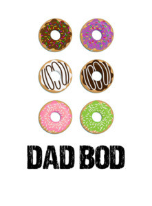 Donut Dad Bod - Funny donut dad t-shirt