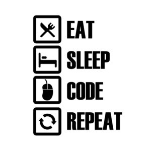 Eat Sleep Code Repeat T-Shirt