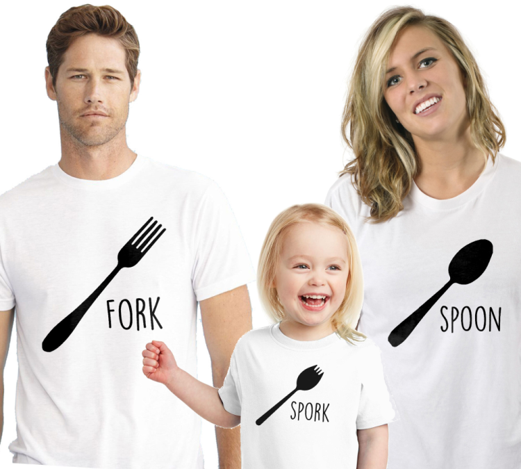 Fork - Part 1 of 3 - Funny Family Group T-Shirt