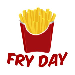 Fry Day Funny French Fries Pun T-Shirt