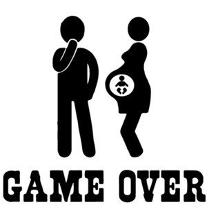 Game Over - Funny Pregnancy T-Shirt