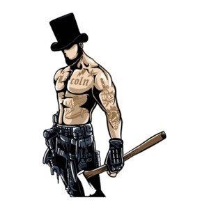 Gangsta Lincoln Tough Guy T-Shirt
