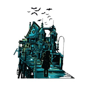 Haunted House Spooky Halloween T-Shirt