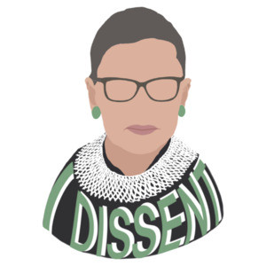 I Dissent Ruth Bader Ginsburg RBG Tribute Shirt