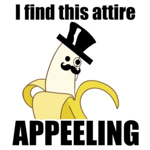 I find this attire appeeling - Pun T-Shirt