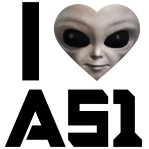 I love area 51 - Alien - Nevada T-Shirt