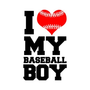 I Love My Baseball Boy T-Shirt