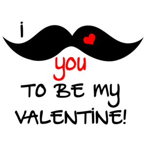 I Mustache You To Be My Valentine! Funny Valentine's Day Shirt